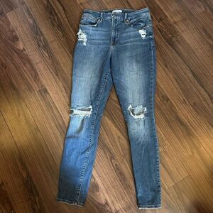 Good American good waist jeans 12/31 snake skin